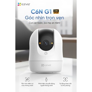 Camera Wifi EZVIZ H6C G1/C6N G1/H6C Pro/C6N Pro - 2MP/3MP/4MP/5MP/8MP - Xoay 360, Đàm Thoại 2 Chiều