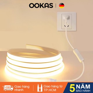 OOKAS Đèn led dây trang trí 220V ,5m,10m,20m,Chống Nước, Dẻo, Phát Sáng Viền Trang Trí Nội Thất