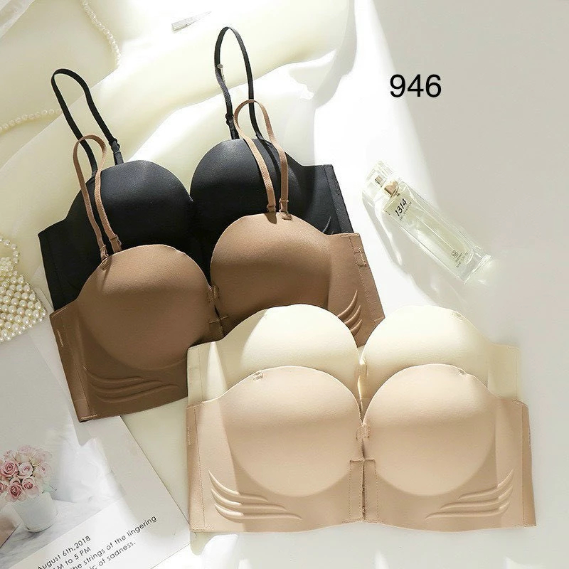 [Peinn]946 Áo lót, áo ngực Nữ,chống tụt Cài Trước đệm dày 5cm, siêu nâng,tạo khe