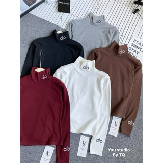 Áo thun zip cổ cao chữ alo đủ màu siêu hot