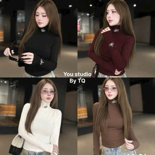 Áo thun zip cổ cao chữ alo đủ màu siêu hot