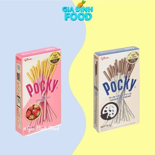 Bánh Glico Pocky đủ vị Kem chocolate/ Kem dâu/ Matcha/ Double Choco/ Kem cookies & cream - 40g
