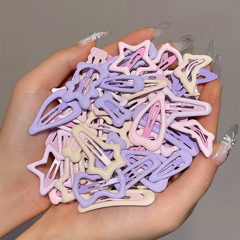 TÚI 32 KẸP TÓC MÁI NGÔI SAO HÌNH GẤU CHO BÉ SIÊU DỄ THƯƠNG