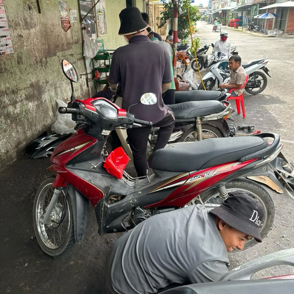 Da yên Honda Ws/Rsx 110 xăng cơ kiểu zin (sử dụng kim bọc yên)