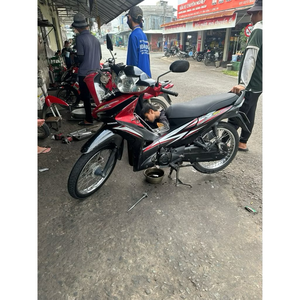 Da yên Honda Ws/Rsx 110 xăng cơ kiểu zin (sử dụng kim bọc yên)