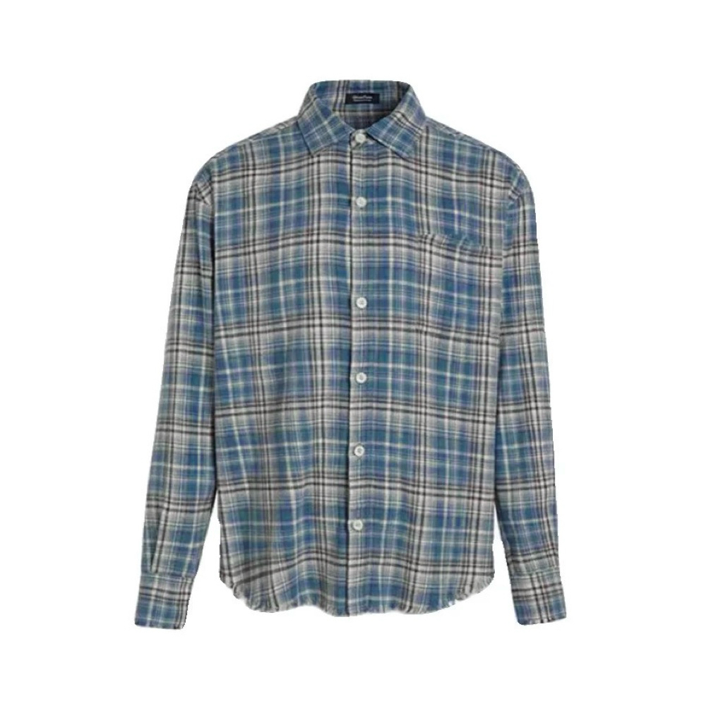 Chicago Flannel Shirt - Áo sơ mi kẻ dài tay [TRENDY] unisex nam nữ. Có ...