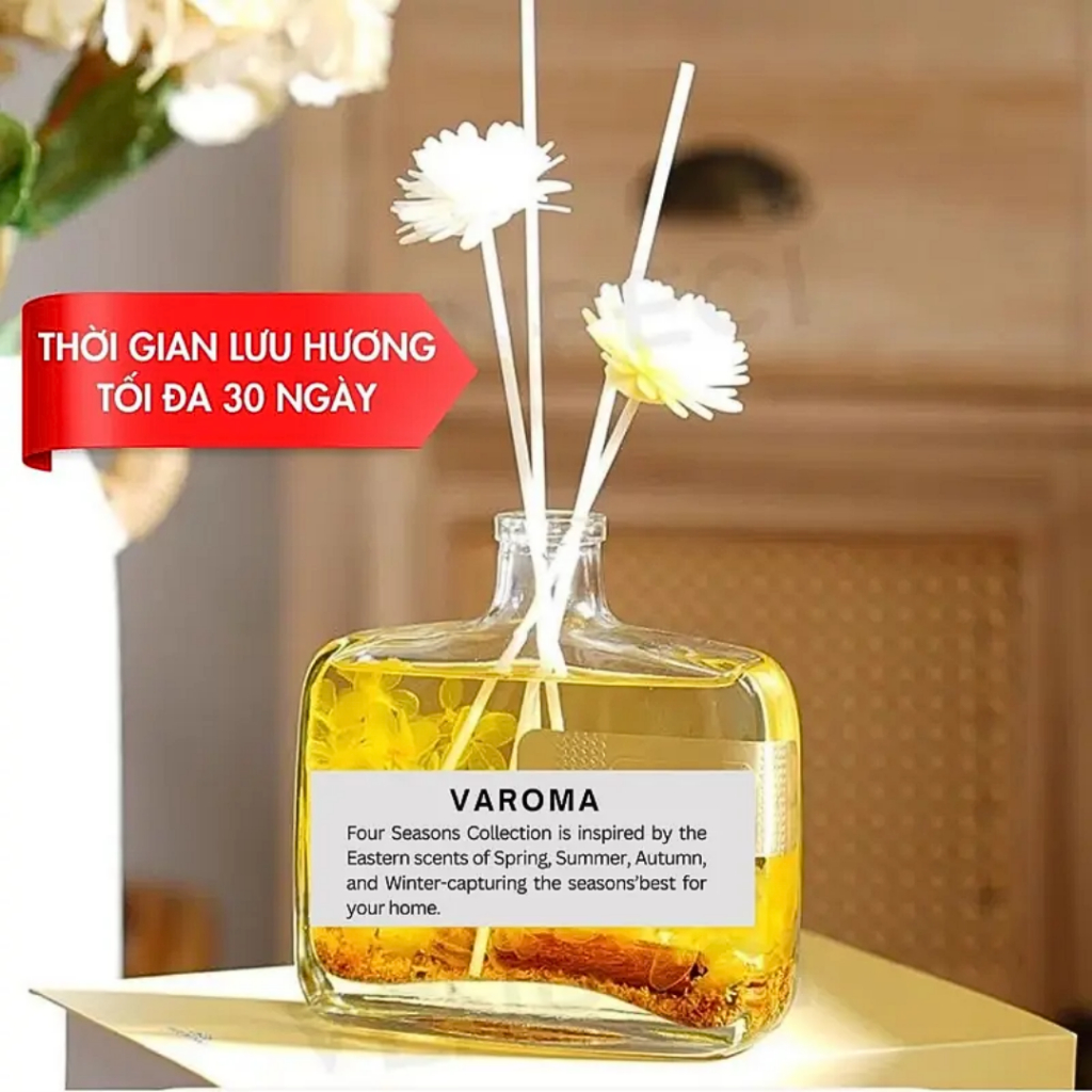 Lọ Khuếch Tán Tinh Dầu Thơm Để Phòng Nước Hoa Thơm Phòng 100ML Tán Hương Phòng Ngủ KT02