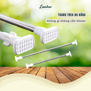 Thanh Treo Đa Năng LAVEMO Thanh Treo Quần Áo Không Khoan Tường Inox TT01