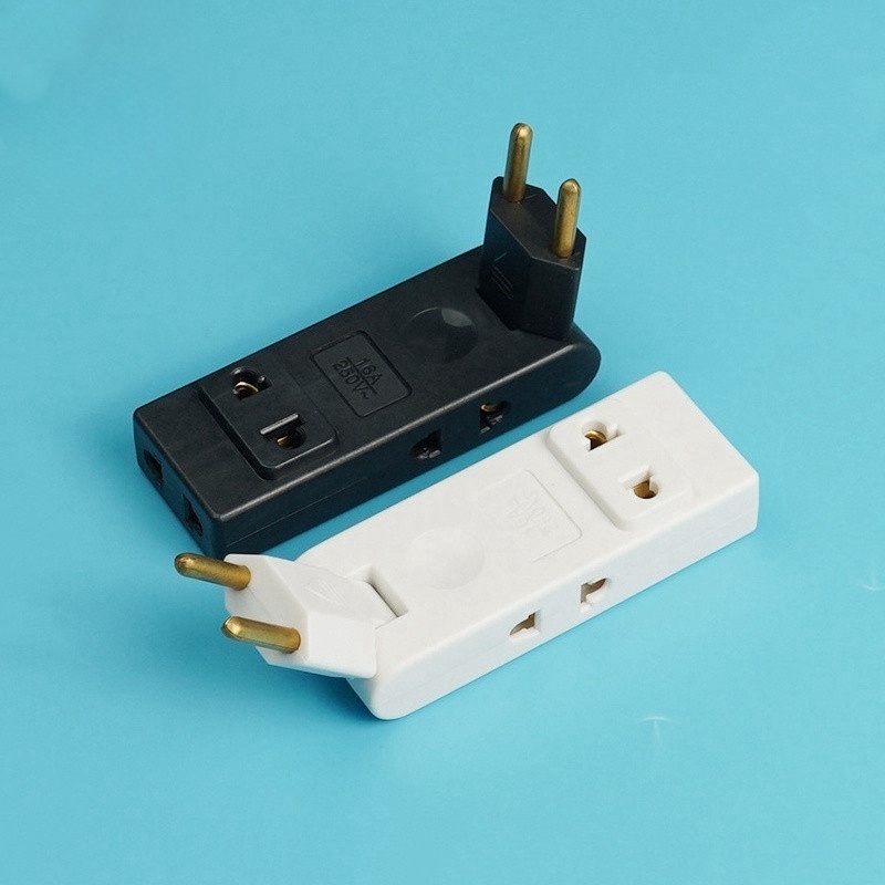 4 Trong 1 Ổ Cắm Tường Nối Dài EU Ổ Cắm Điện 180 Độ Cắm Adapter Du Lịch Aadapter Di Động Điện Chuyển Đổi