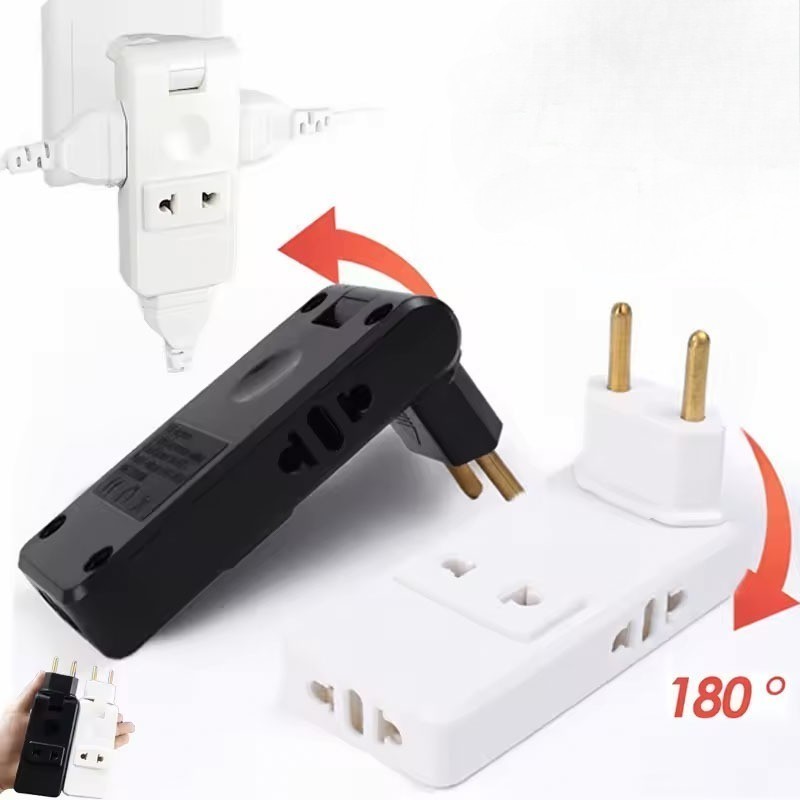 4 Trong 1 Ổ Cắm Tường Nối Dài EU Ổ Cắm Điện 180 Độ Cắm Adapter Du Lịch Aadapter Di Động Điện Chuyển Đổi