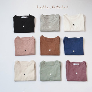 Áo thun dài tay bé trai bé gái Batala kids áo phông thu đông cotton xược dáng Hàn cho bé từ 9-25kg XUOCIN01