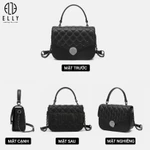 [TẶNG QUÀ TRUNG THU 599K] Túi xách nữ da thật ELLY ET129 túi cầm tay đeo vai đeo chéo cao cấp sang trọng — ảnh 6