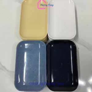 COMBO 10 Khay đựng khăn ướt, khay chữ nhật đựng khăn giấy, khay chữ nhật melamine - Phương Trang