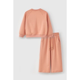 Bộ nỉ dài tay bé gái Rabity 966.007