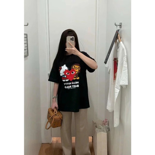 Áo thun full mẫu Hottrend vải cotton 2c 280gsm phông Bà Pé form rộng unisex