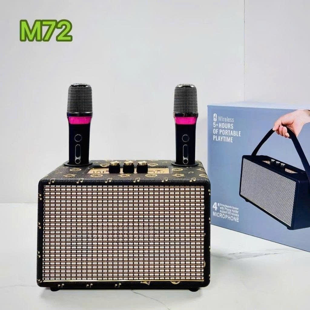 Loa Bluetooth M72 Pro Review Chi Tiết: Giá 826K, Có 2 Micro Karaoke, Bass Đỉnh 2025