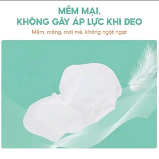 Bịch 100 Miếng lót thấm sữa, miếng thấm hút sữa Topgiakids, 5 lớp thấm hút mềm mại, an toàn, tự nhiên