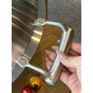 Nồi chảo xào sâu lòng hai quai 5 lớp kẹp đồng Chockmen [393] 36cm, xào nấu đều đỉnh C393