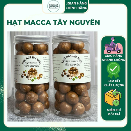 Hạt MACCA Đắk Lắk Sấy Nứt Vỏ 500g, Hạt Sấy Dinh Dưỡng Thơm Ngon