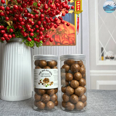 Hạt MACCA Đắk Lắk Sấy Nứt Vỏ 500g, Hạt Sấy Dinh Dưỡng Thơm Ngon