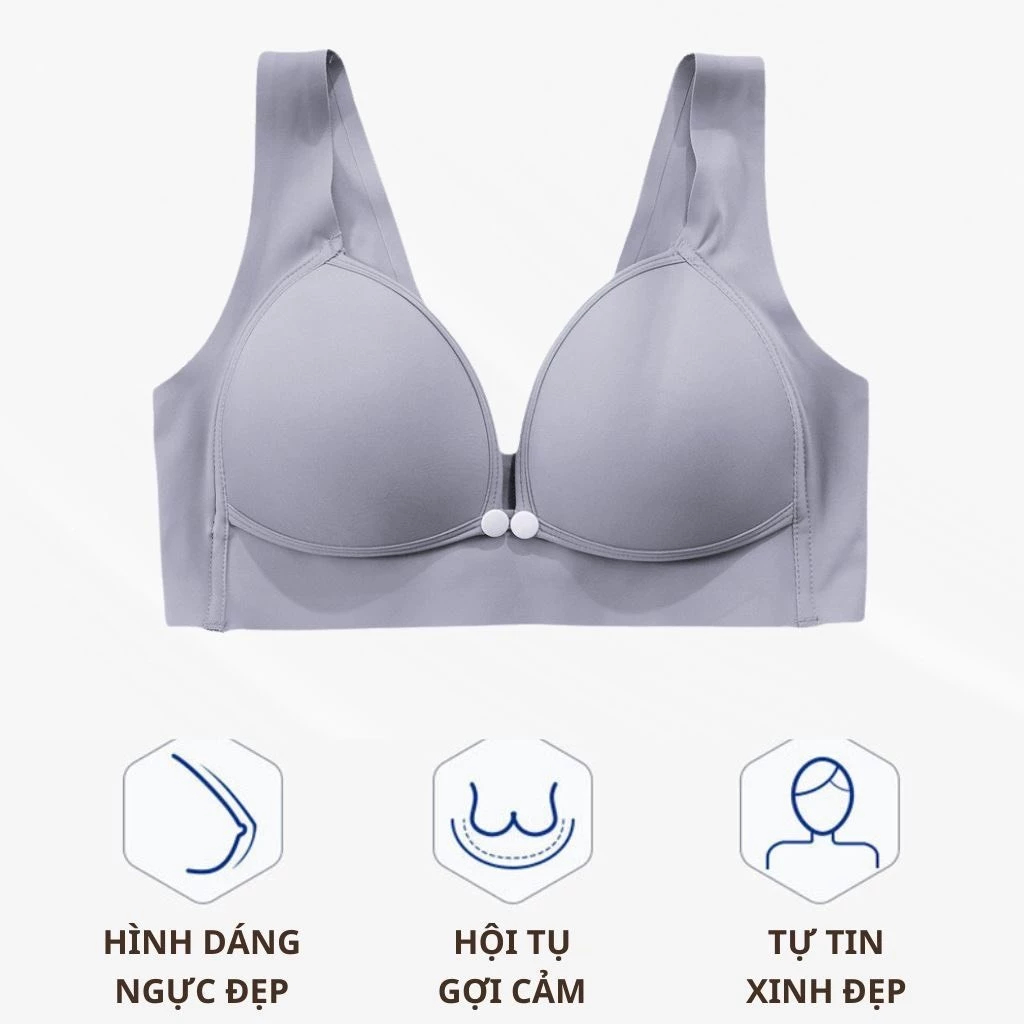 [Peinn]Áo Ngực Bầu Cho Con Bú Larosa Chất Liệu Su Non Siêu Mềm Mát Chống Chảy Xệ Bigsize