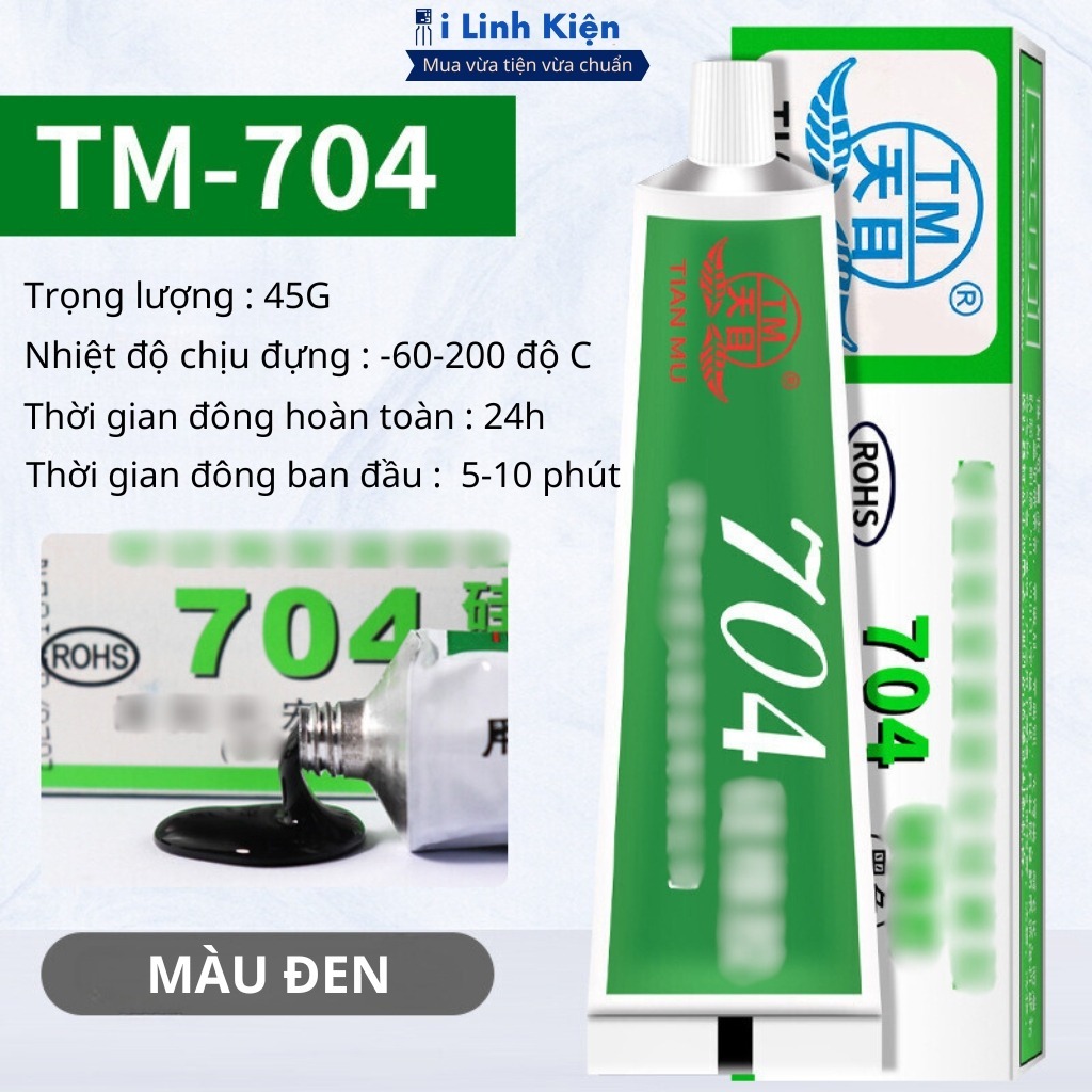 Keo tản nhiệt CPU 704 keo đổ mạch keo phủ mạch cách điện chịu nhiệt chống ẩm tốt ILinhkien