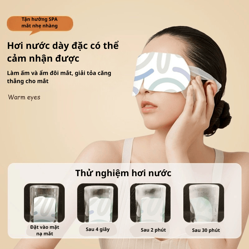Ô - mặt nạ xông hơi mắthảo mộc
