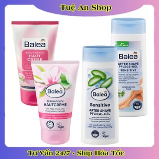 [ Hàng Đức ] Kem dưỡng da sau wax, cạo lông Balea, cấp ẩm, tránh kích ứng da, Nội địa Đức