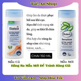 [ Hàng Đức ] Kem dưỡng da sau wax, cạo lông Balea, cấp ẩm, tránh kích ứng da, Nội địa Đức