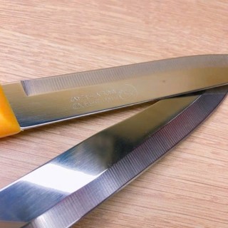 Combo 3 [1 dao] Dao gọt trái cây, hoa quả cán màu vàng, lưỡi dao làm từ chất liệu thép không gỉ sắc bén