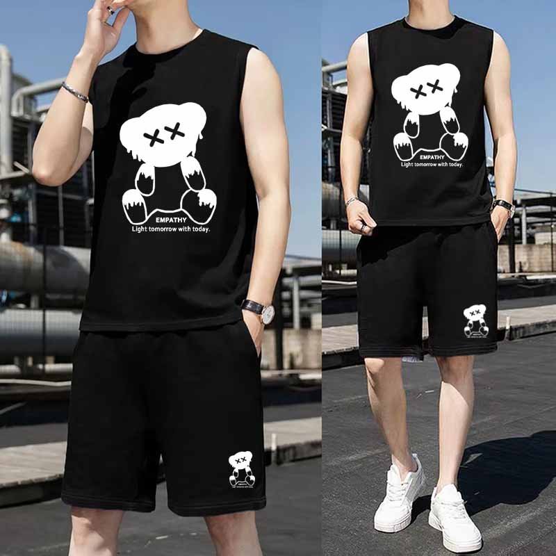 Bộ thể thao nam 3 lỗ, bộ nam hè sát nách chất thun mè co giãn 4 chiều (Sản phẩm như video shop quay,size từ 50-70kg) SSL