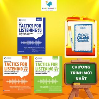Sách - Combo Tactics For Listening – Chiến Thuật Luyện Nghe Tiếng Anh