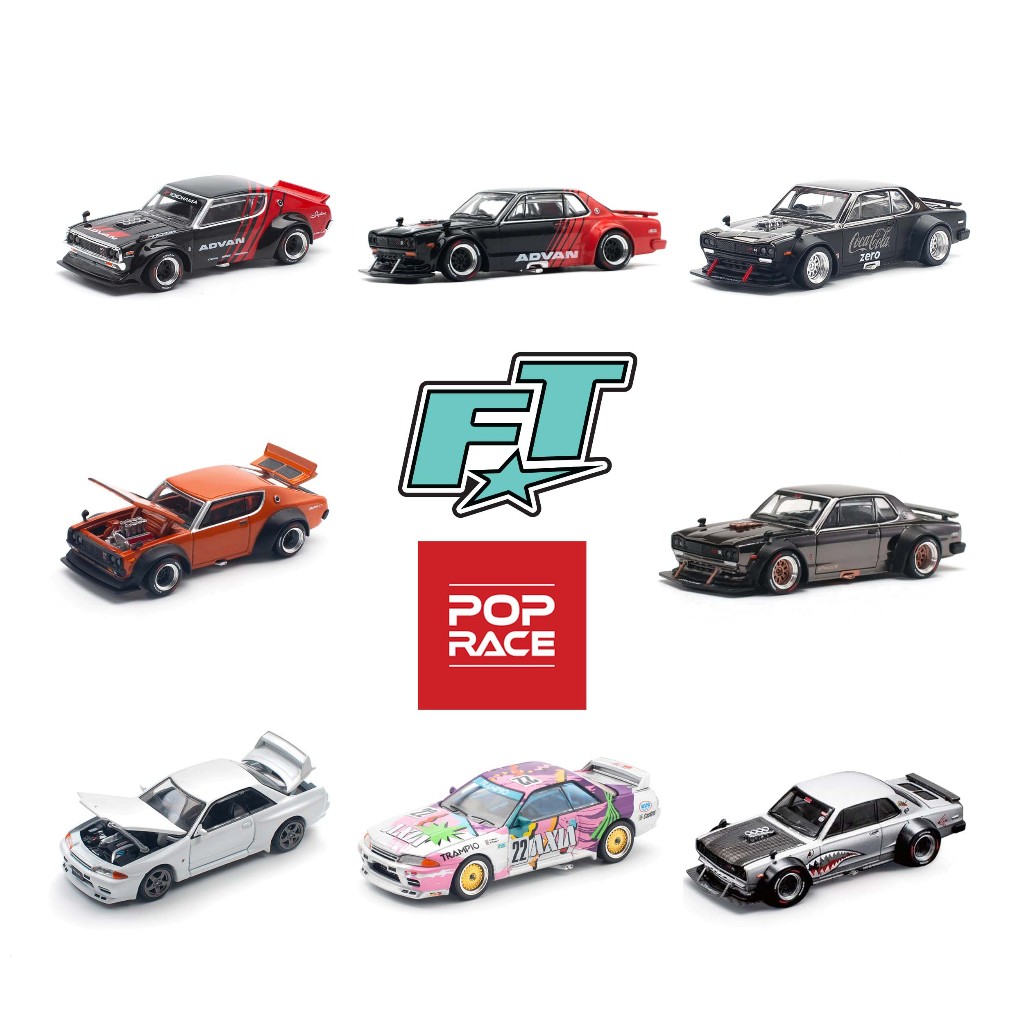 Fiftysix - Poprace Skyline - Mô hình 1:64 hãng Poprace | Shopee Việt Nam