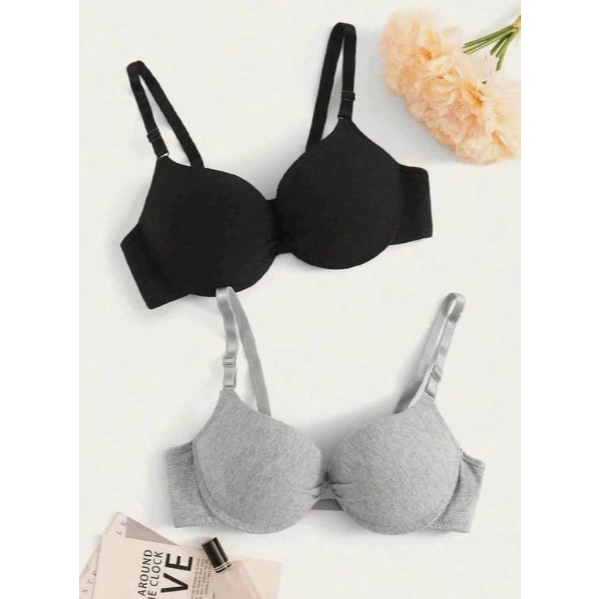 [PEINN]COMBO 2 ÁO NGỰC XOẮN NƠ MÚT 3P CÓ GỌNG