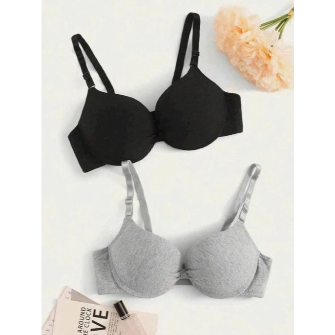[PEINN]COMBO 2 ÁO NGỰC XOẮN NƠ MÚT 3P CÓ GỌNG