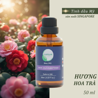Tinh dầu xông thơm phòng thiên nhiên CAROLINE hương Hoa Trà Full size nhỏ - Chính hãng