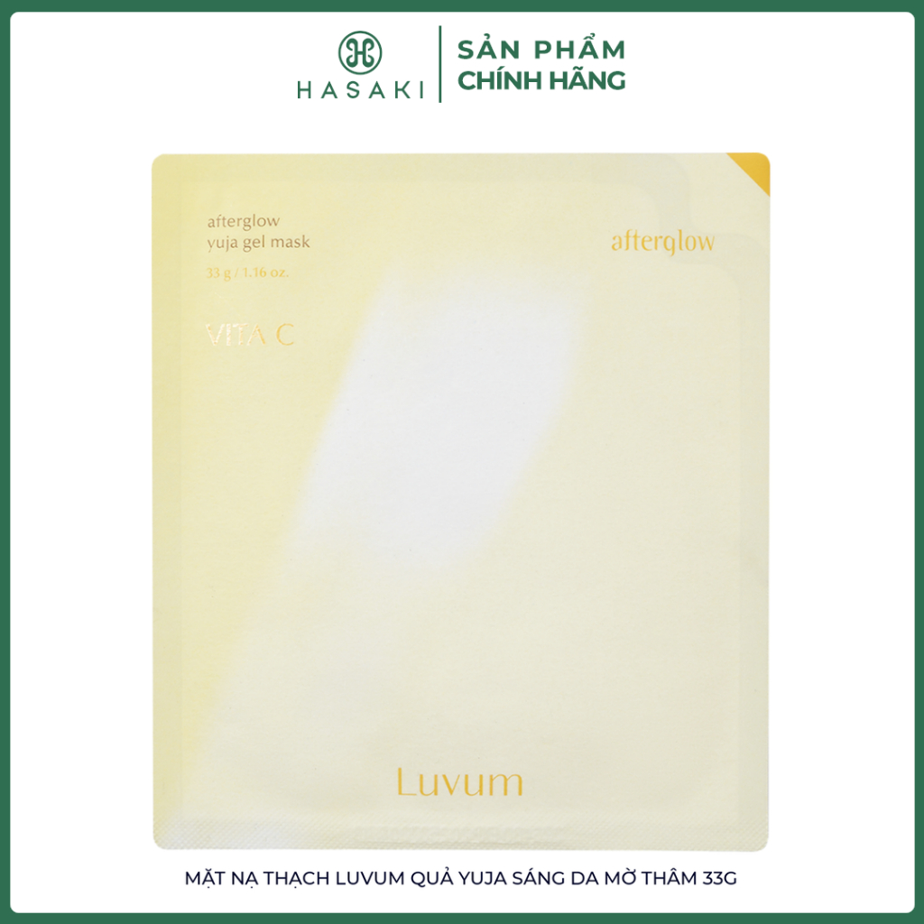 Mặt Nạ Thạch Luvum Quả Yuja Sáng Da Mờ Thâm 33g