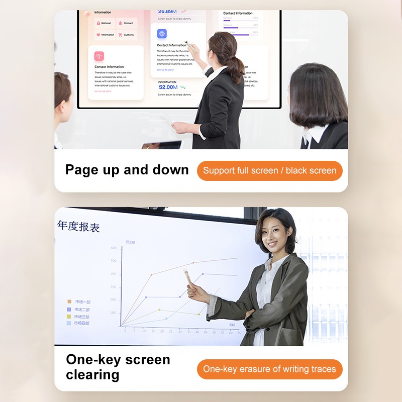 Bút trình chiếu Powerpoint, bút bấm thuyết trình 3A 2.4GHz, Điều khiển từ xa bền bỉ di động USB
