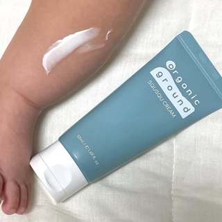Kem dưỡng ẩm hữu cơ cao cấp SQUSQU Organic Ground - an toàn cho làn da bé