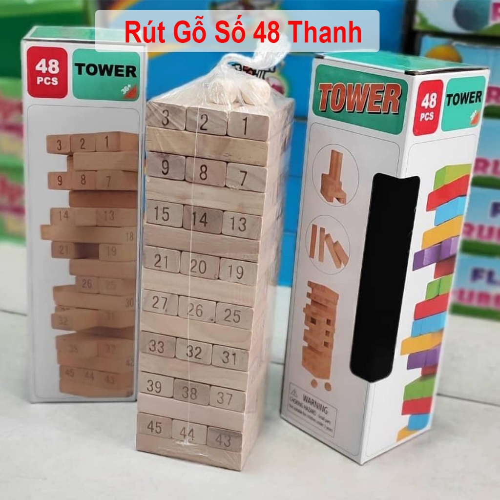 Bộ Rút Gỗ Hình Động Vật Cho Bé, Thiết Kế Nghộ Nghĩnh, Đáng Yêu