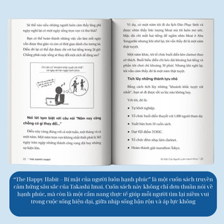 Sách - The Happy Habit – Bí mật của người luôn hạnh phúc