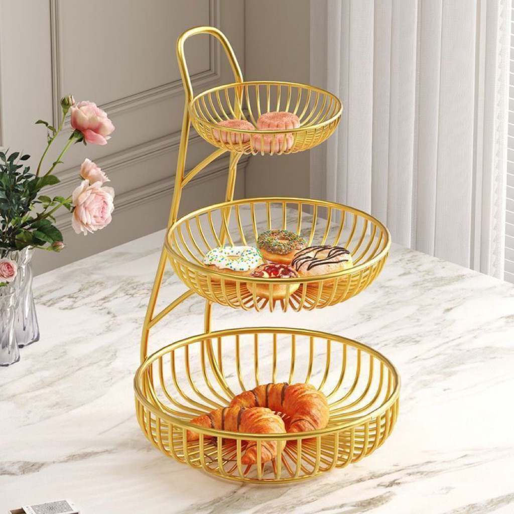 Kệ đựng trái cây, bánh kẹo để bàn tiệc