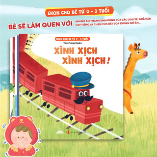 Sách - Ehon Cho Bé Từ 0 - 3 Tuổi - Combo 5 Cuốn Ehon Âm Thanh