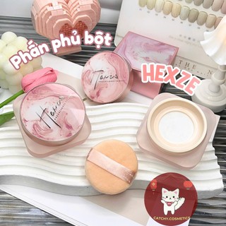 [HEXZE] Phấn Phủ Bột Hexze Vỏ Hồng Kiềm Dầu Mịn Lì, Light Mist Loose Powder, 7g