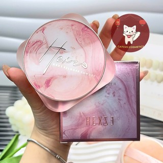 [HEXZE] Phấn Phủ Bột Hexze Vỏ Hồng Kiềm Dầu Mịn Lì, Light Mist Loose Powder, 7g