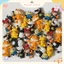 Móc Khoá Len Anime Hoạt Hình Mèo Garfield Minion Kiki Phù Thuỷ Ghibli Kakashi Handmade Dễ Thương