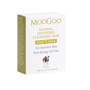 MooGoo Fresh Goat’s Milk 130g Xà phòng rửa mặt dưỡng ẩm làm dịu và cấp nước cho da