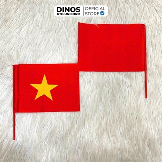Cờ Vẫy Cầm Tay Dinos Vải Satin Dùng Trong Ngày Khai Giảng, Sự Kiện Diễu Hành, Hoạt Động Cổ Vũ