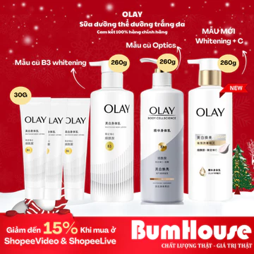 Sữa Dưỡng Thể Trắng Da OLAY Vitamin B3+ Retinol/Vitamin C Olay Bright Ultra Whitening
