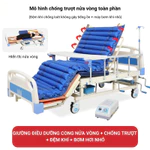 Giường điện đa năng cho người bệnh giúp nâng hạ lưng, chân, lật trái, lật phải, tặng bô vệ sinh bàn ăn cây truyền dịch — ảnh 4